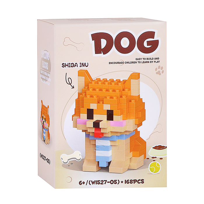 Конструктор W1527 "Мой пушистый друг" (в ассортименте) в коробке