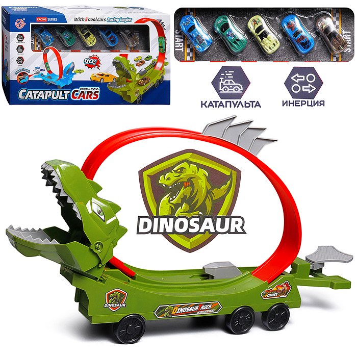 Трек 424-1 "Катапульта динозавр" в коробке 