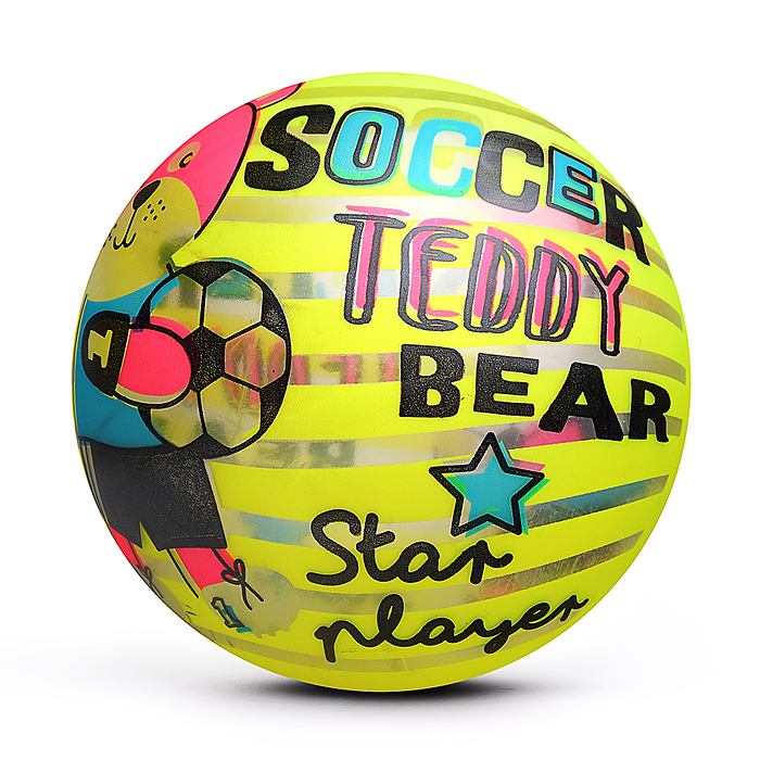 Фото к товару Мяч надувной детский PVC 00-8107 "Спортивный мишка" 22см Мяч надувной детский PVC 00-8107 "Спортивный мишка" 22см