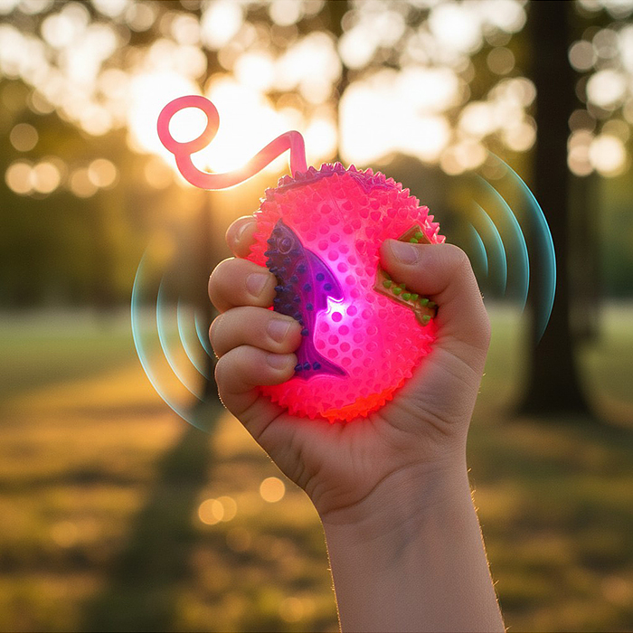 Игрушка-пищалка 00-8174 "Колючие рыбки" (7,5 см) в коробке