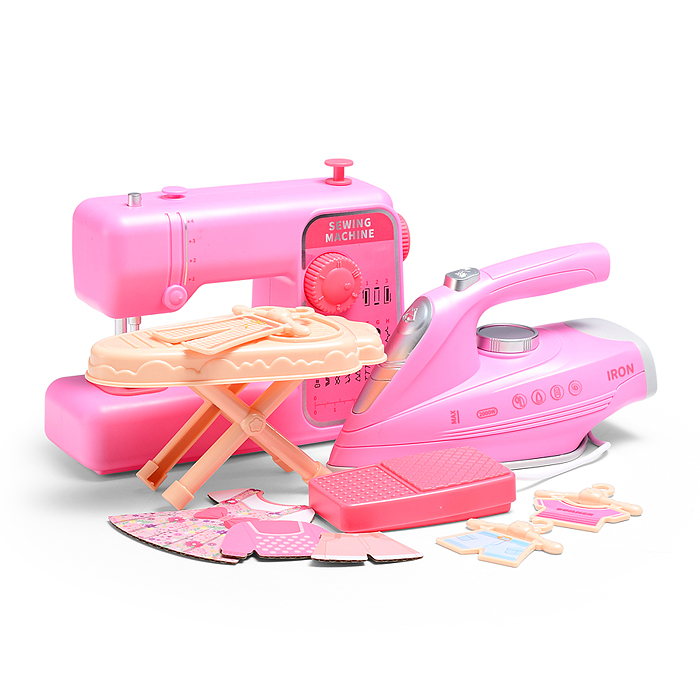 Бытовая техника HJ649 " Швейная машинка с гладильной доской и утюгом" в коробке