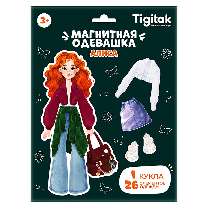 Магнитная игра-одевашка "Алиса"