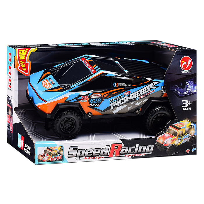 Машина YD085-7 "Король дороги" 1:18, свет, звук, в коробке