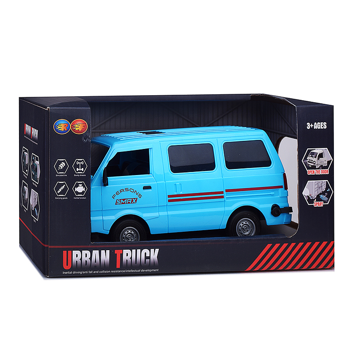 Машина 323-9A "Микровэн" 1:16,  свет, звук, в коробке