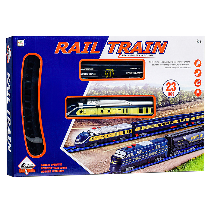 Фото к товару Железная дорога 7018-1 "Таежный путь" (на батарейках) в коробке Железная дорога 7018-1 "Таежный путь" (на батарейках) в коробке