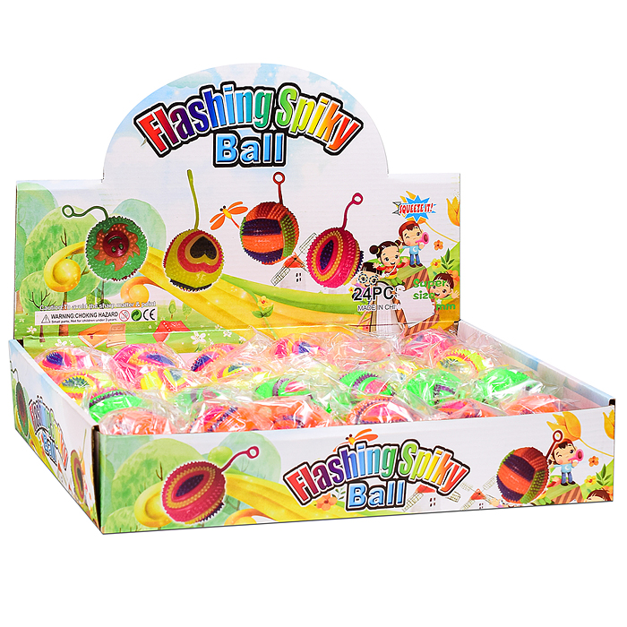 Игрушка-пищалка 00-8179 "Веселые кругляши 2" (6,5 см) в коробке