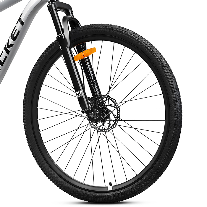 Велосипед 29" Rocket Rower, цвет серый, размер 19"