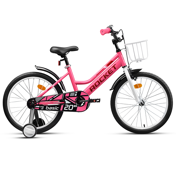 Велосипед 20" Rocket Basic, цвет розовый