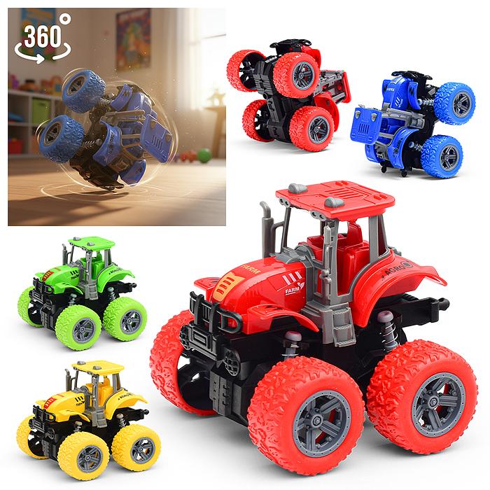 Машина YM-3312D "Трактор драйв" в пакете Машина YM-3312D "Трактор драйв" в пакете