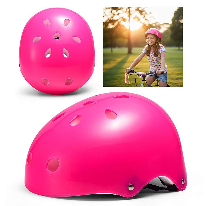 Защитный шлем U026170Y "Цветок" (цвет розовый)