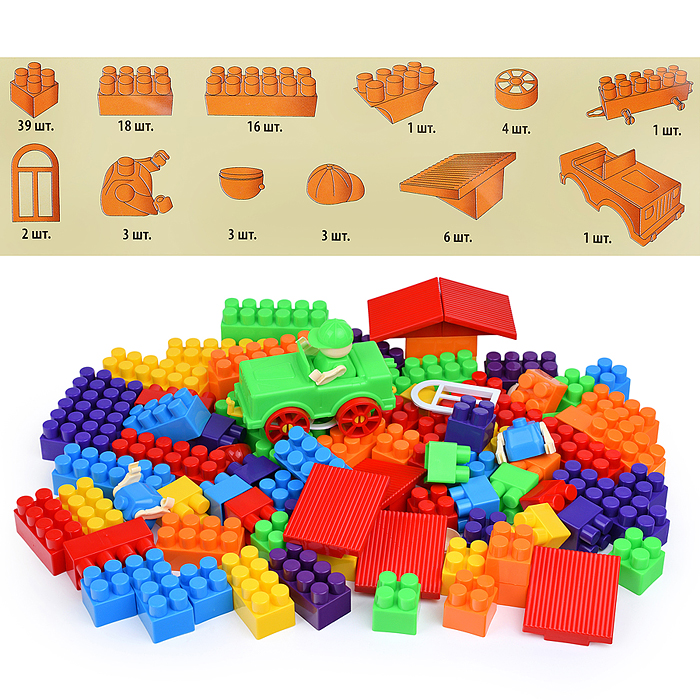 Конструктор "Детский Городок" 100 деталей