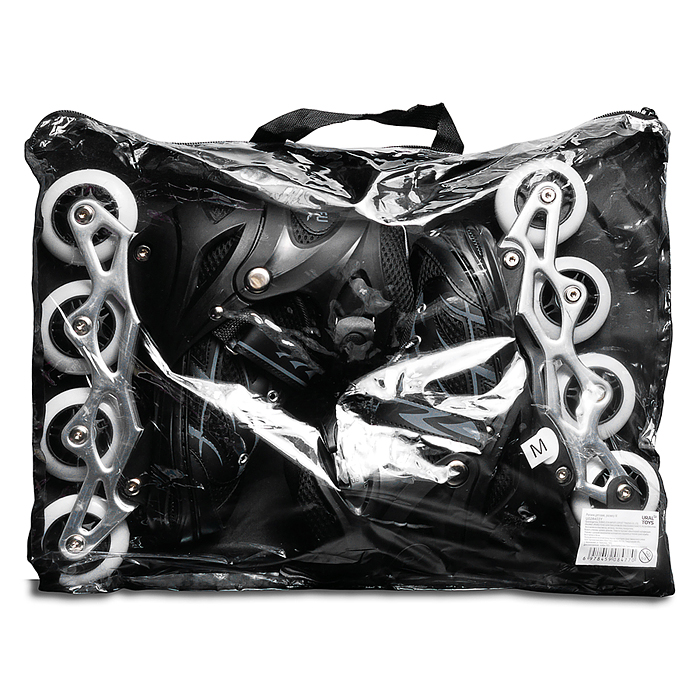 Ролики детские, размер M ( цвет черный)