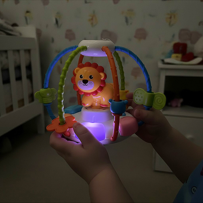 Фото к товару Игрушка развивающая 8028B "Милый шар-зверюшка" свет, звук, в коробке Игрушка развивающая 8028B "Милый шар-зверюшка" свет, звук, в коробке