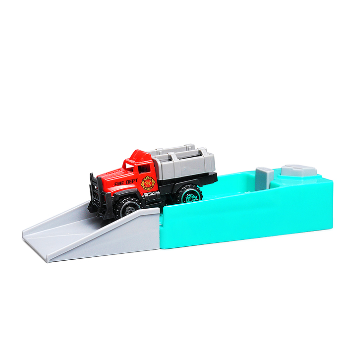 Набор машин 383-1 "Пожарный городок" в коробке