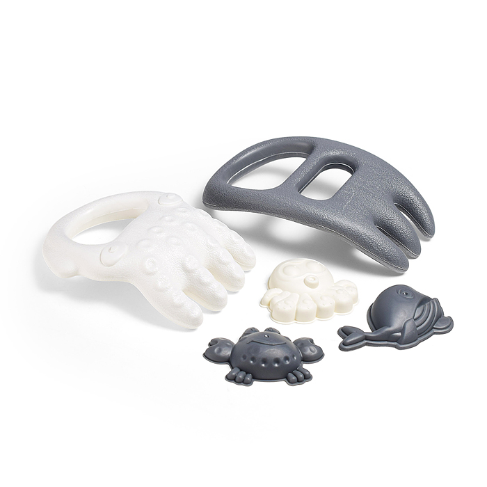 Набор для игры в песке W219-17M "Морские обитатели" в сетке