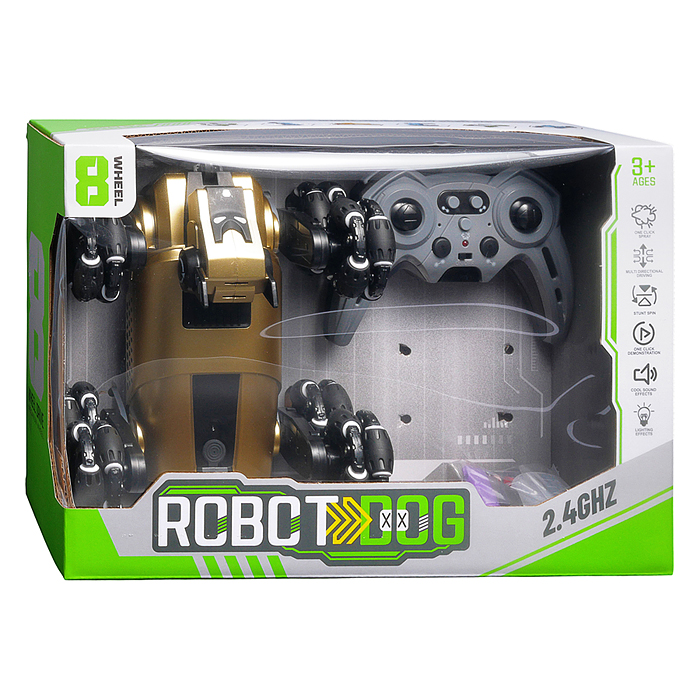 Машина 5A-372X "Мощный мотор" р/у, 27 MHz, с дымом, в коробке