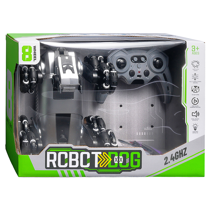 Машина 5A-372X "Мощный мотор" р/у, 27 MHz, с дымом, в коробке