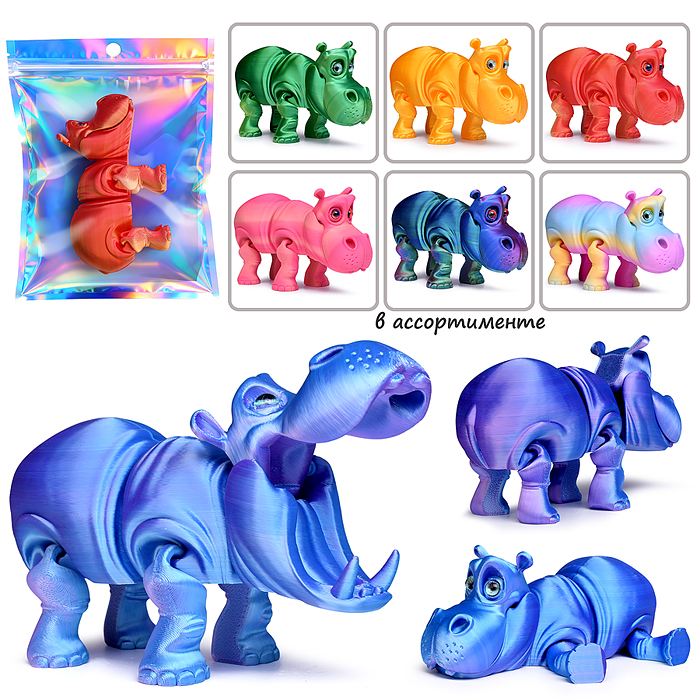 Игрушка-антистресс 00-8148 "Бегемот"