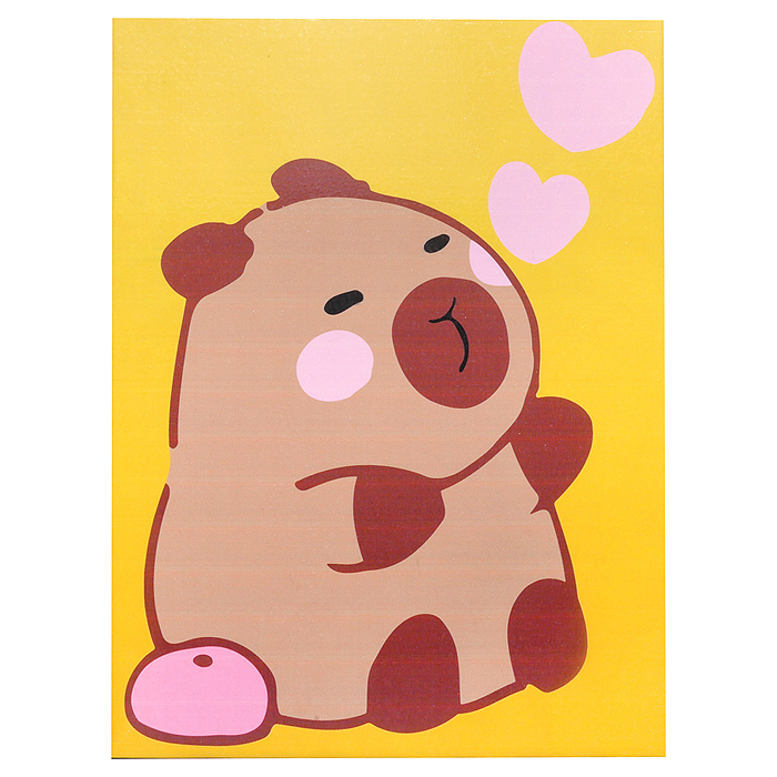 Набор творческая мастерская MKX-22 "Капибара" 30*40 см.