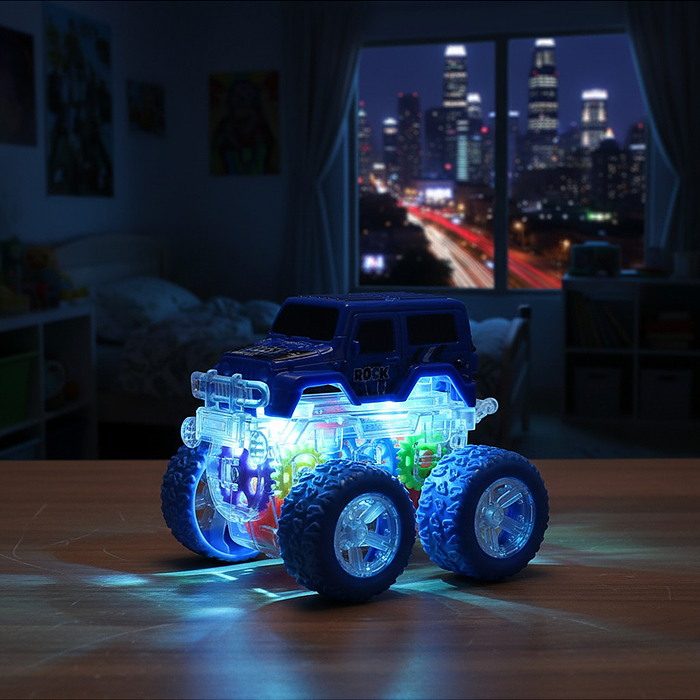 Машина YM-1100A "Трюкач" в коробке