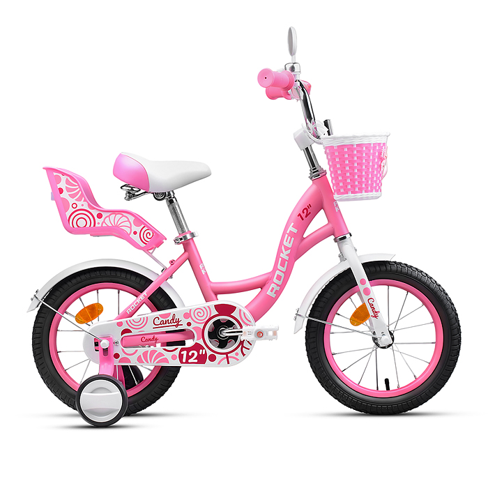 Велосипед 12" Rocket Candy, цвет розовый 