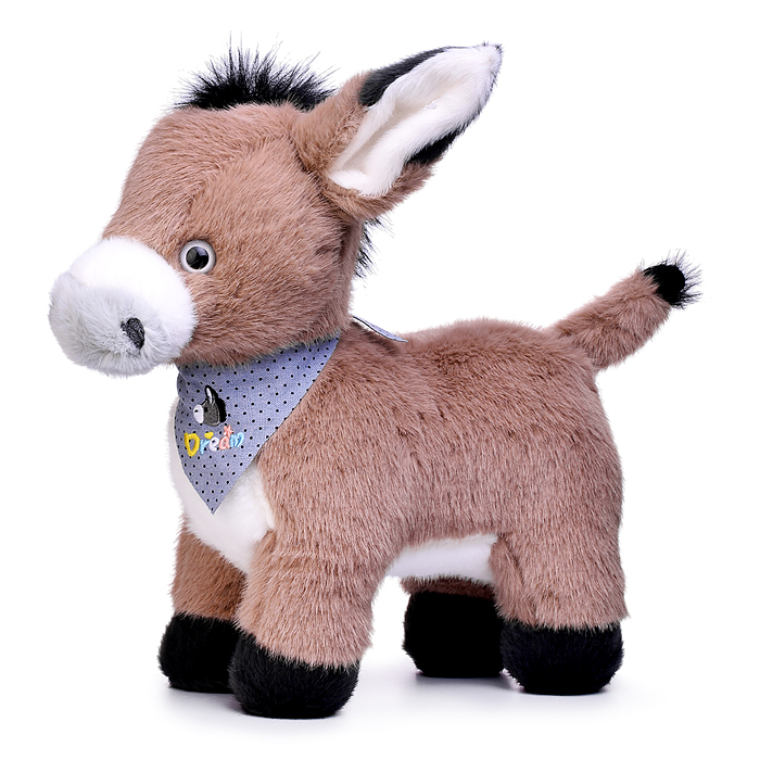 Мягкая игрушка M1675 "Лошадка с повязкой" 30 см