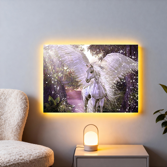 Мозаика алмазная MKA3020-134 "Волшебство" (светится в темноте) 20*30см.