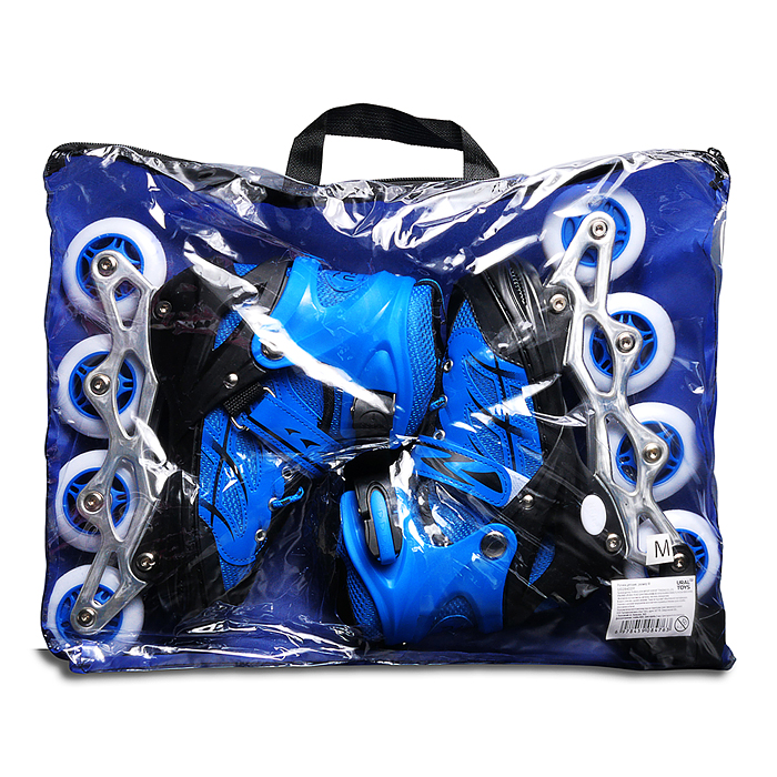 Ролики детские, размер M (цвет синий)