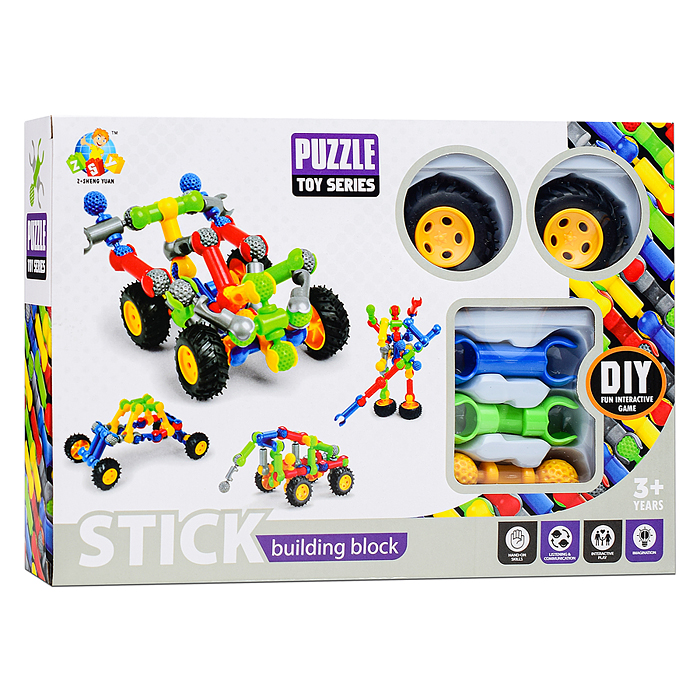 Конструктор SY8811 "Супер гонка" (33 дет.) в коробке