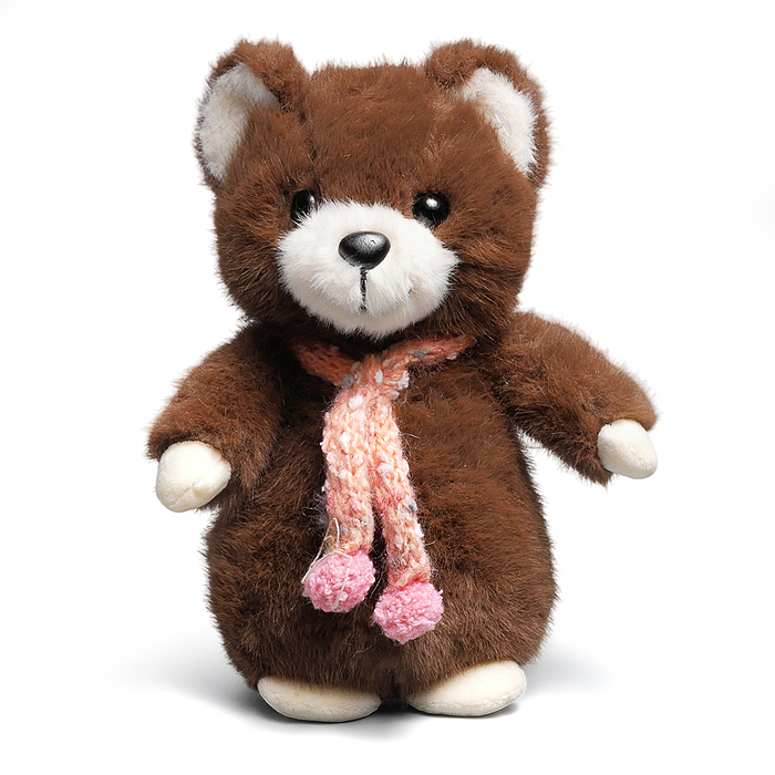 Мягкая игрушка M1701 "Зверюшка с шарфиком" 22 см 