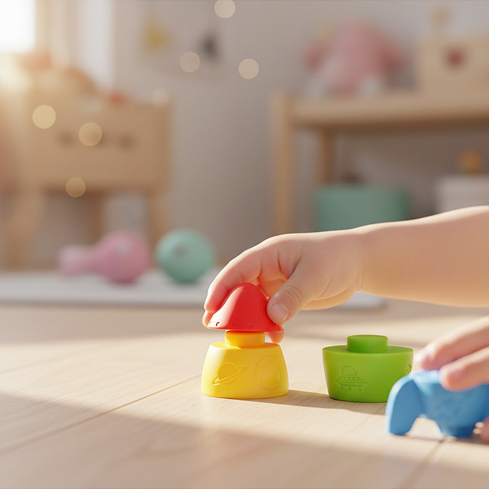 Пирамидка 628-190 "Яркая ракета" в коробке