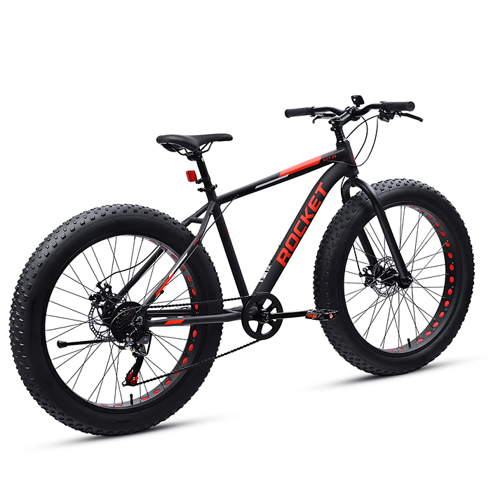 Велосипед 26" Rocket Fat 26, цвет черный, размер 18"