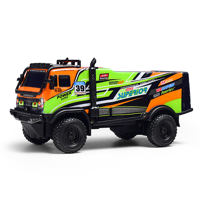 Машина YD085-1 "Бронетраспортер" 1:18, свет, звук, в коробке