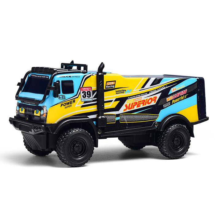 Машина YD085-1 "Бронетраспортер" 1:18, свет, звук, в коробке