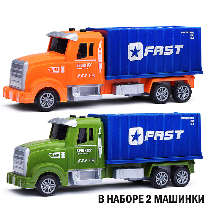 Набор машин YM-E54 "Фура" в пакете Набор машин YM-E54 "Фура" в пакете