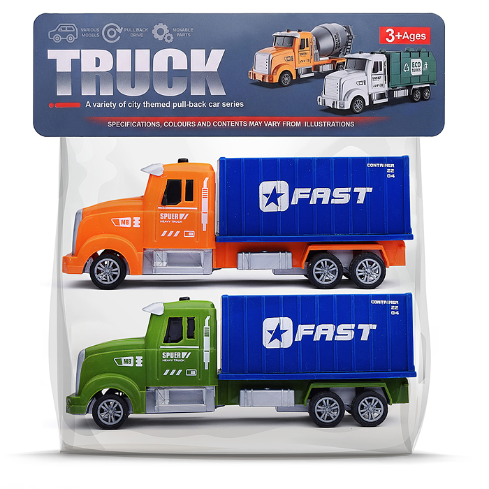 Набор машин YM-E54 "Фура" в пакете 