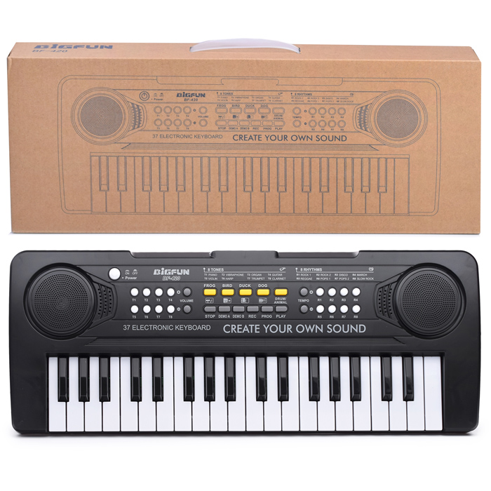 Синтезатор BF-420 "Стиль музыки" 37 клавиш, с USB, в коробке Синтезатор BF-420 "Стиль музыки" 37 клавиш, с USB, в коробке