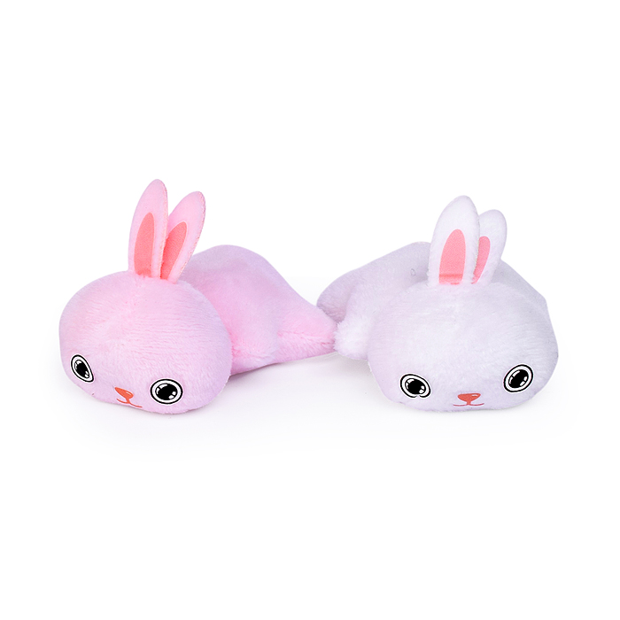 Заяц 933-146E "Пушистик" на батарейках, в коробке