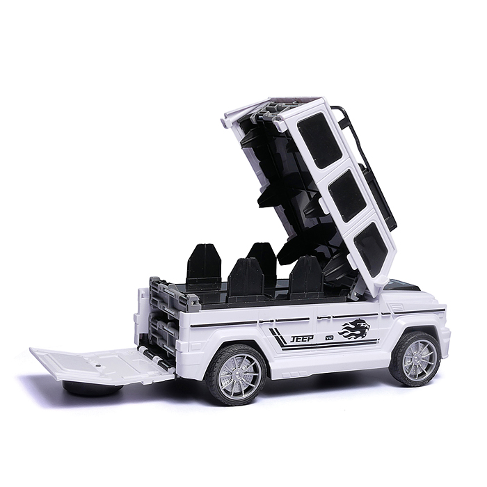 Набор машин 400-1 "Весёлый автопарк" в коробке 