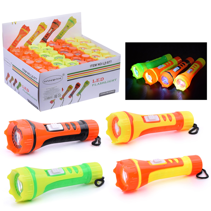 Фонарик игрушечный 00-2561 2-цветный в коробке Фонарик игрушечный 00-2561 2-цветный в коробке