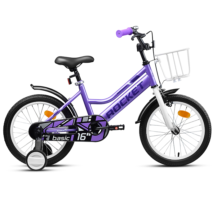 Велосипед 16" Rocket Basic, цвет сиреневый