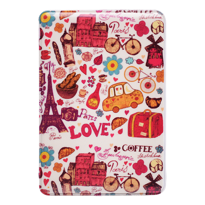 Обложка-карман для карт и пропусков, проездных, 95*65мм, ПВХ, фотопечать, ассорти 