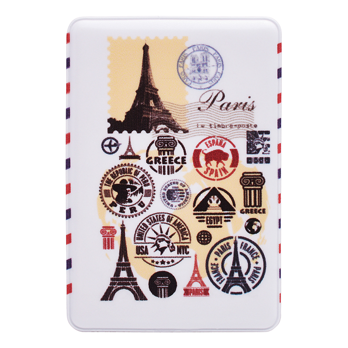 Обложка-карман для карт и пропусков, проездных, 95*65мм, ПВХ, фотопечать, ассорти 