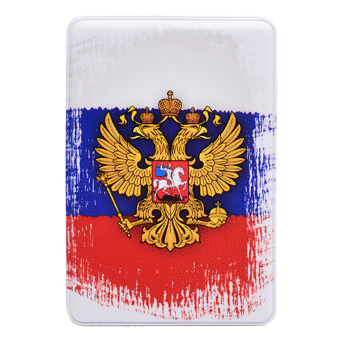 Обложка-карман для карт и пропусков, проездных, 95*65мм, ПВХ, фотопечать, ассорти 