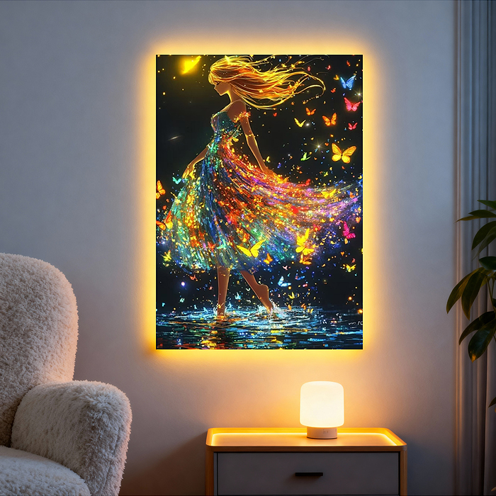 Мозаика алмазная MKA4030-158 "Волшебница снов" (светится в темноте) 40*30 см.