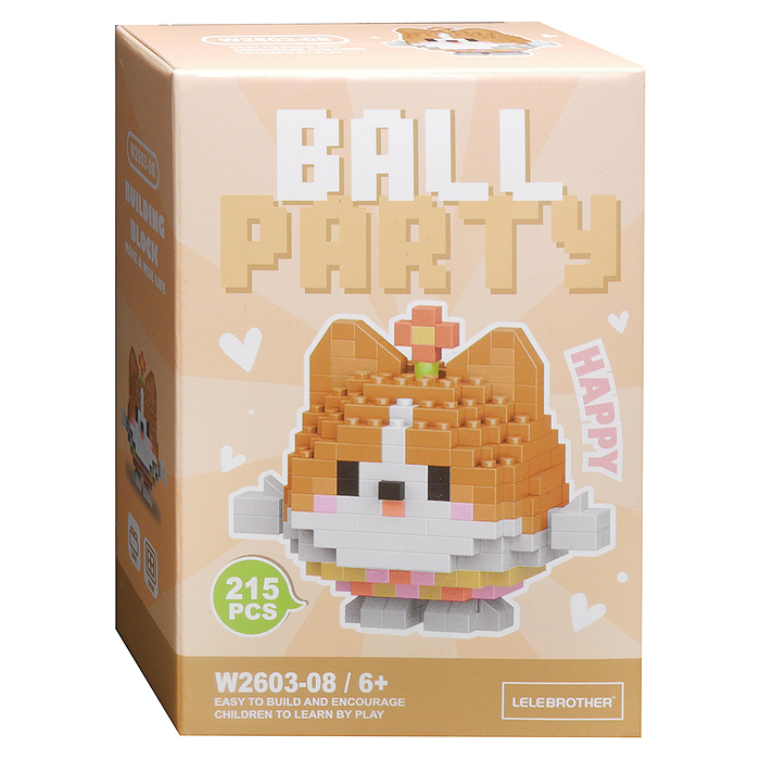 Конструктор W2603-08 "Корги" (215 дет.) в коробке