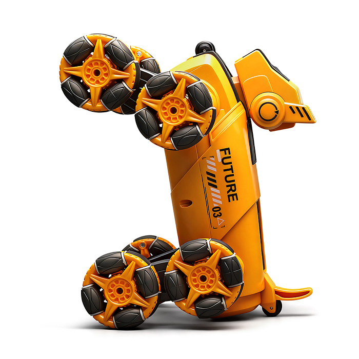 Машина MH-80XS "Монстр перевоплощения" р/у, 27 MHz, в коробке 