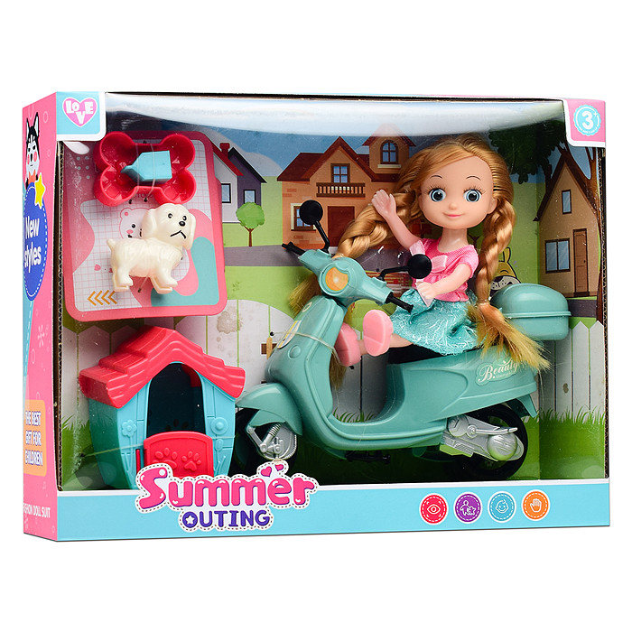 Кукла 925-140 "Лейла" с аксессуарами, в коробке