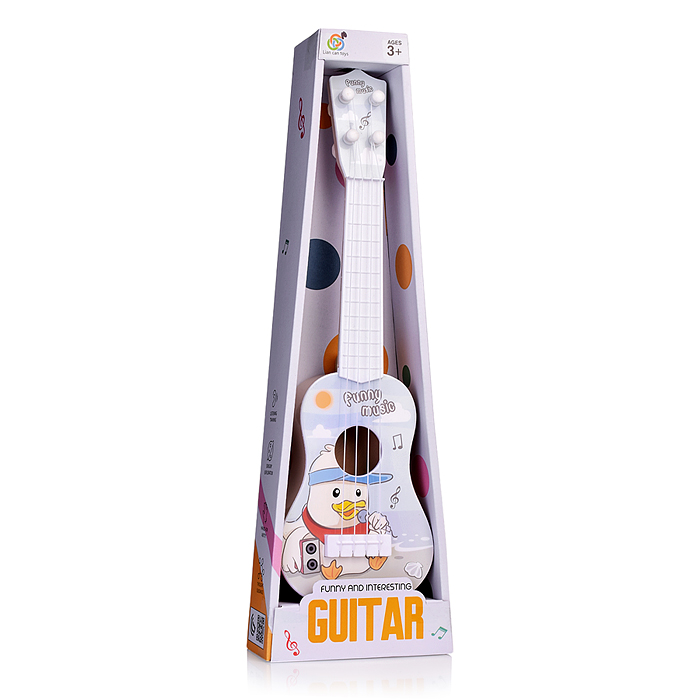 Фото к товару Гитара 8080F "Счастливый утенок" в коробке Гитара 8080F "Счастливый утенок" в коробке