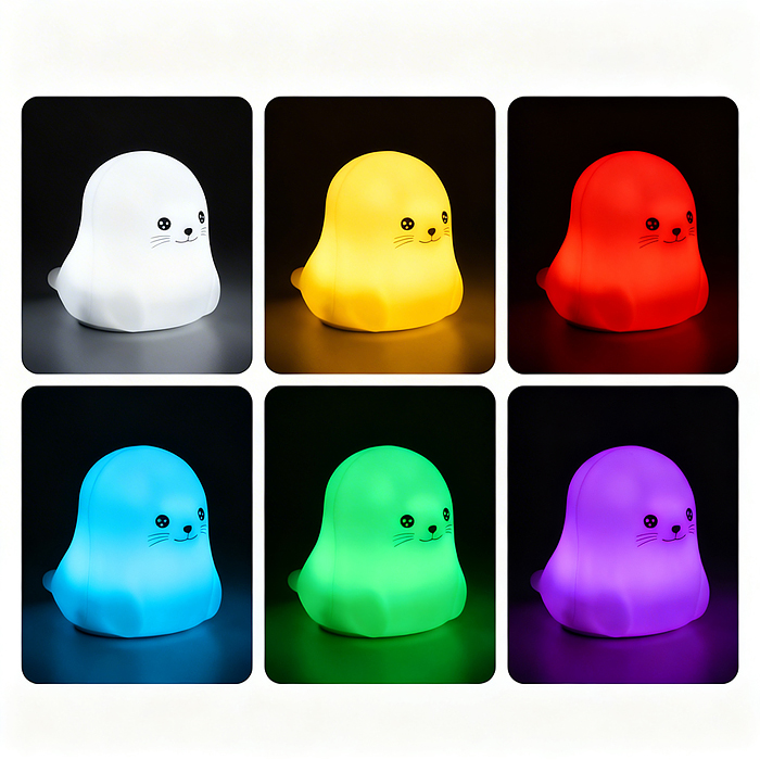 Ночник 00-8053 "Милый морской котик" в коробке